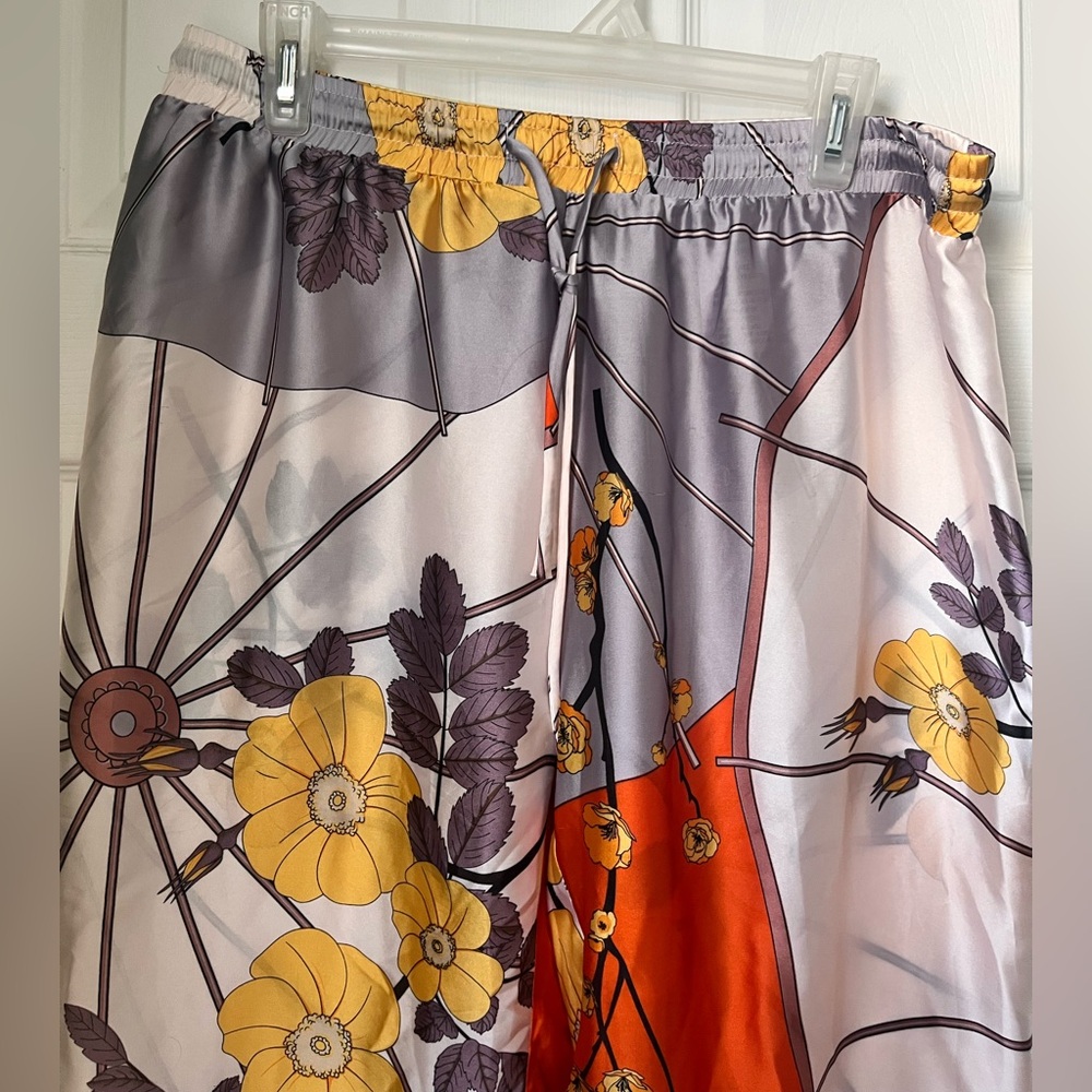 Sheer Satin-y Pants